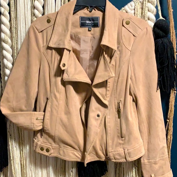 BNCI Camel Suede Moro Jacket - Picture 2 of 5